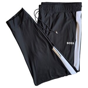 Hugo Boss Mens 4XT Black Joggers Matteo Berrettini Performance 4XLT NWT